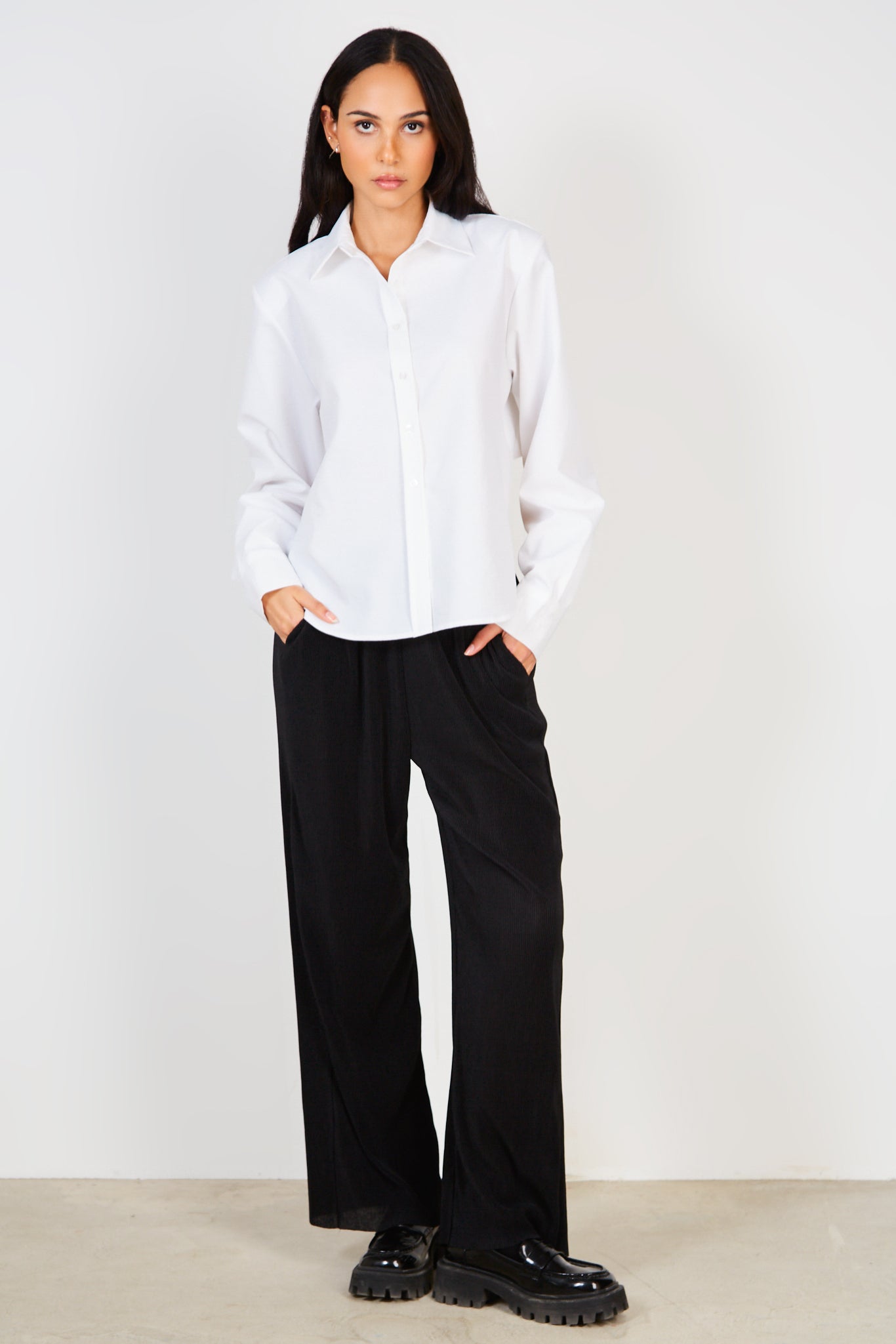 White open tie back shirt_3