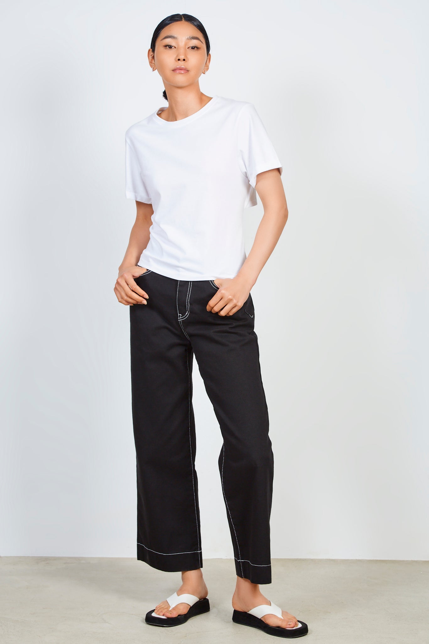 White tie back tee_4