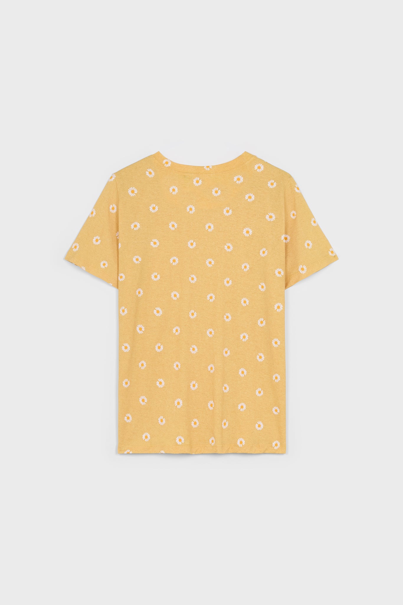 Yellow daisy print t-shirt_2