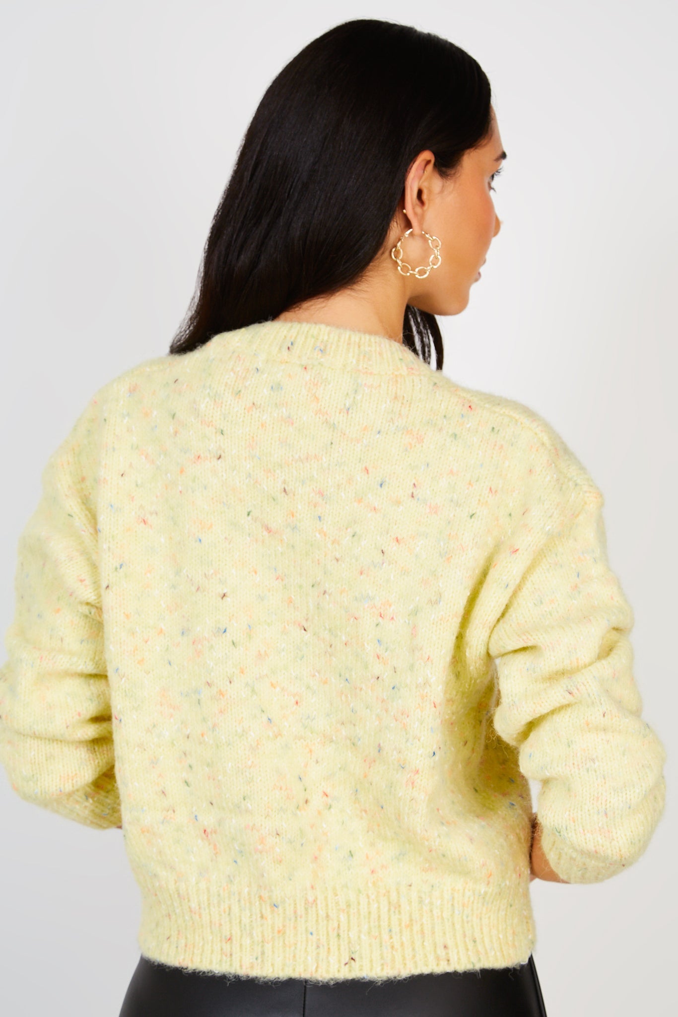 Yellow rainbow fleck smooth jumper_2