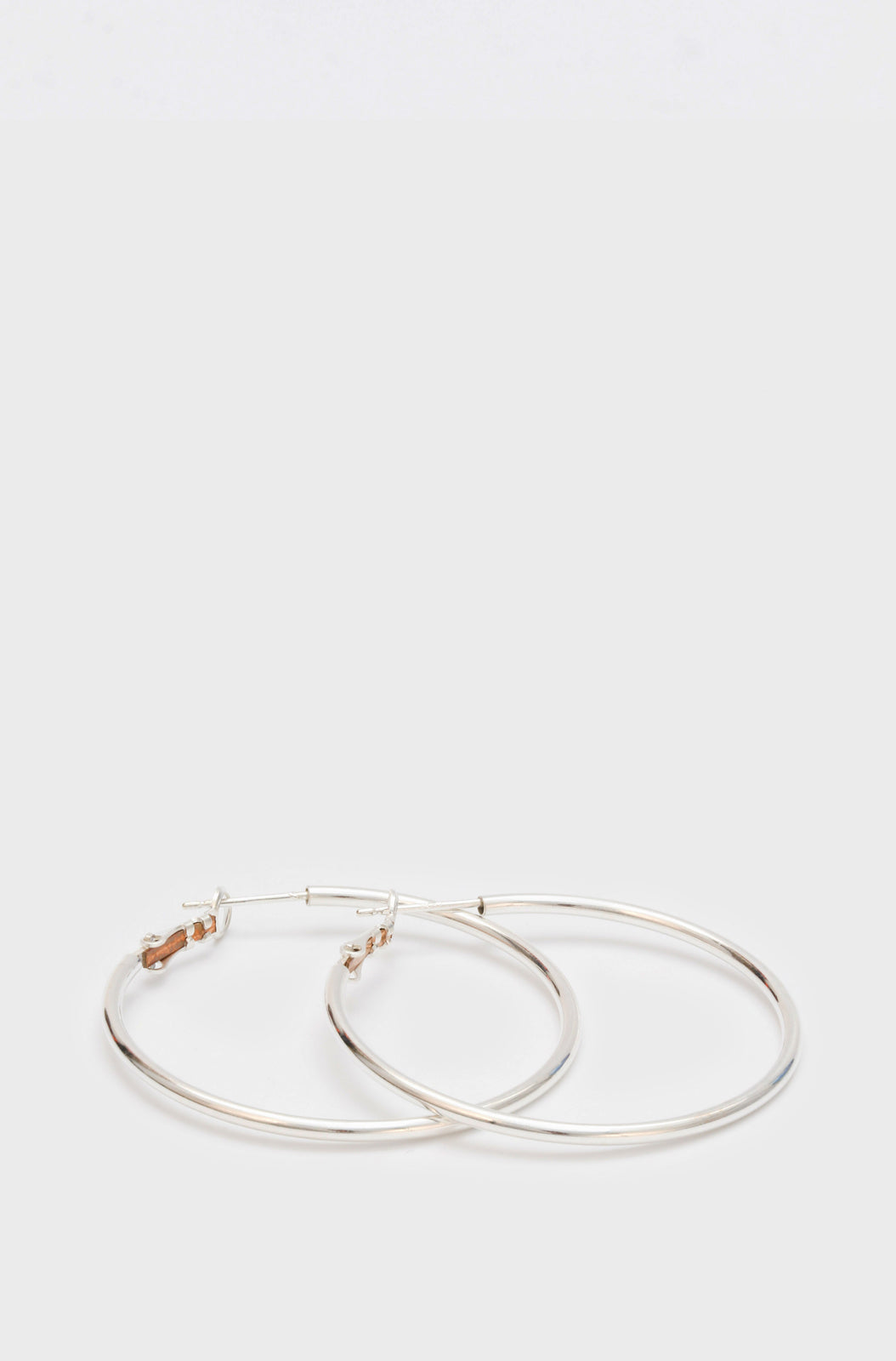 Silver hoop earrings - 60_1