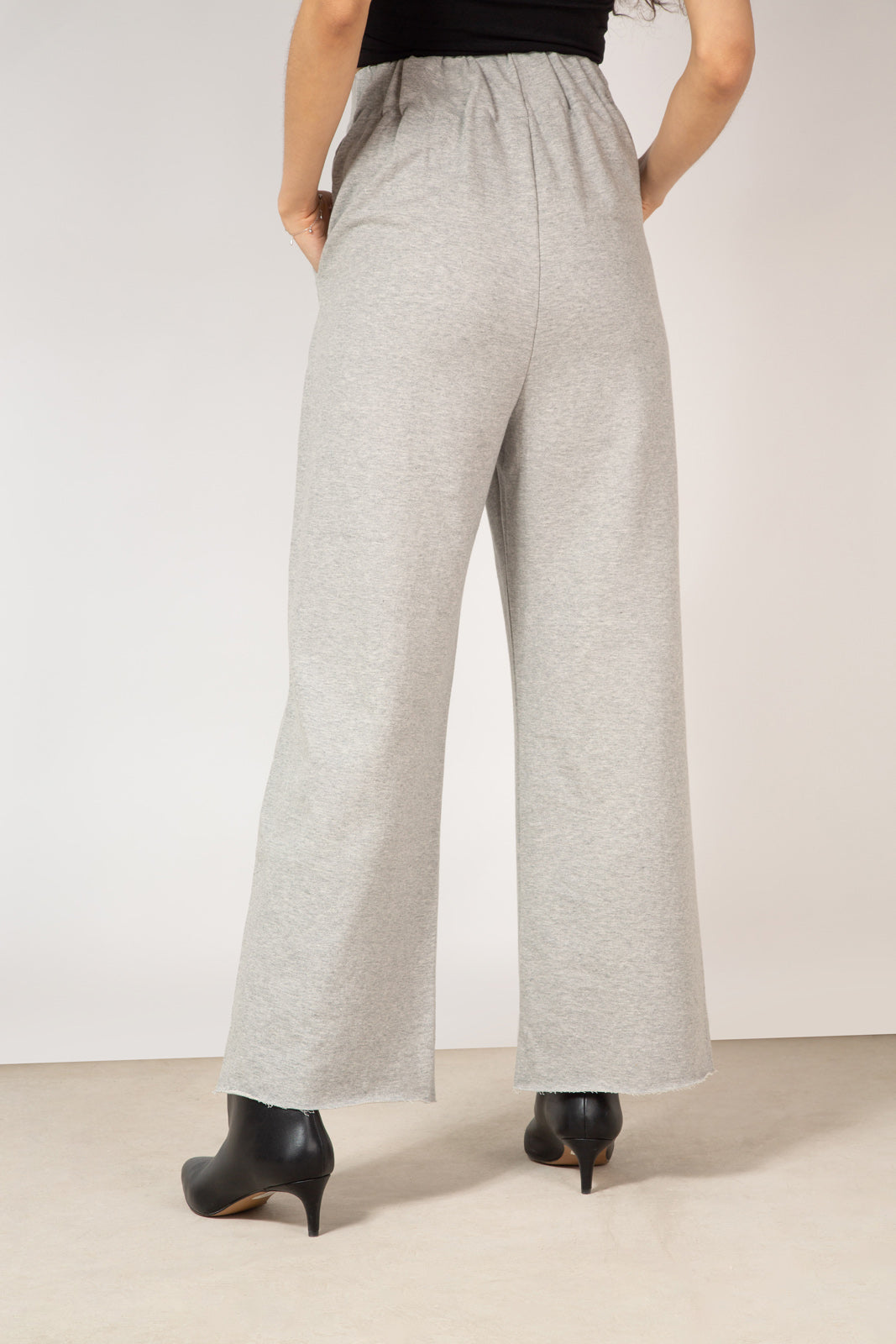 Grey smart sweatpant trousers_2