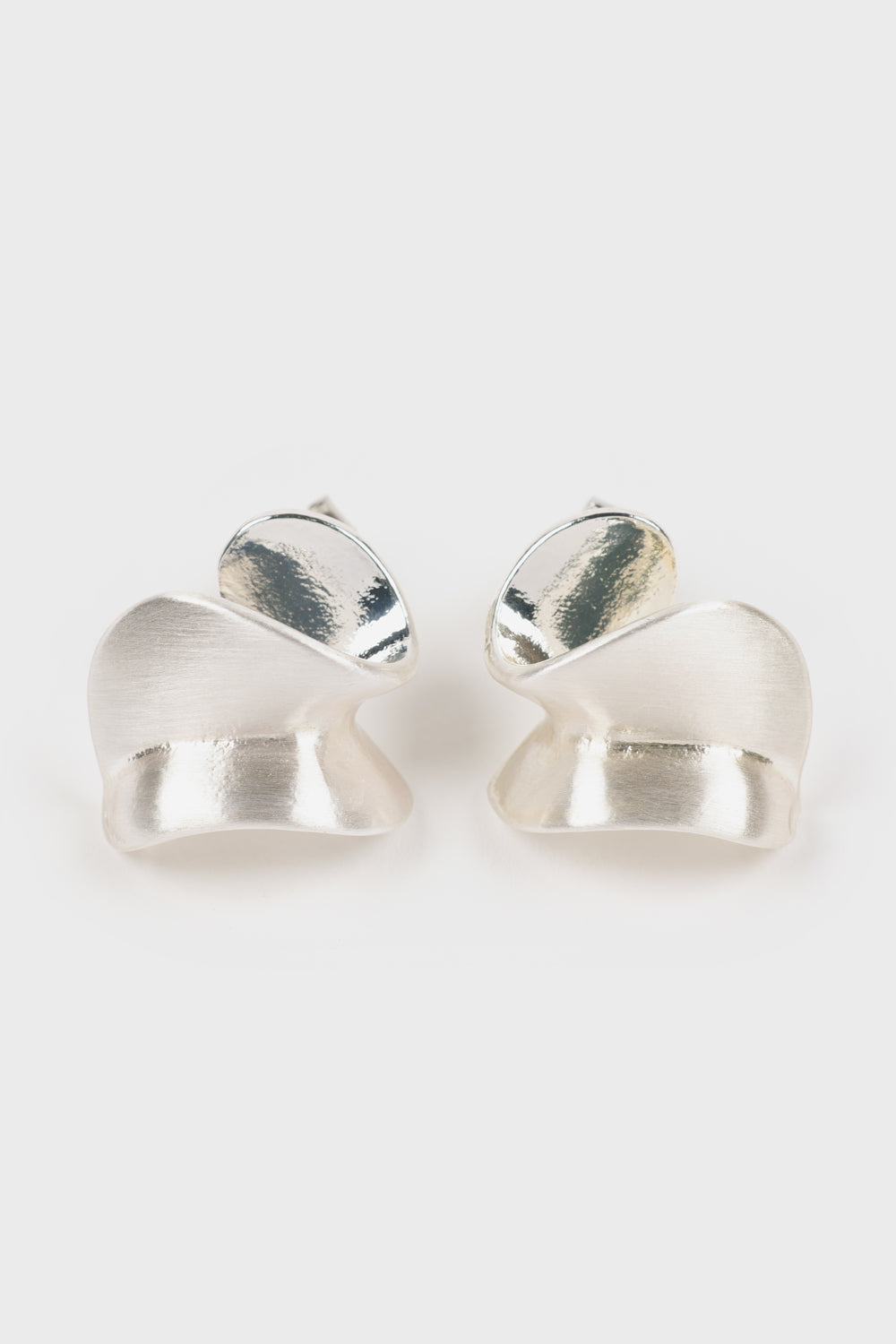 Silver twisted curl earrings_2