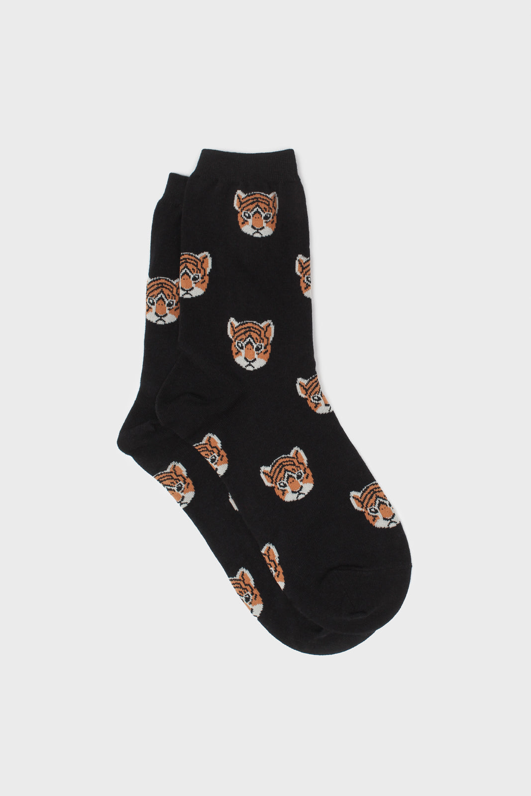 Black 'Zodiac Tiger' socks_3