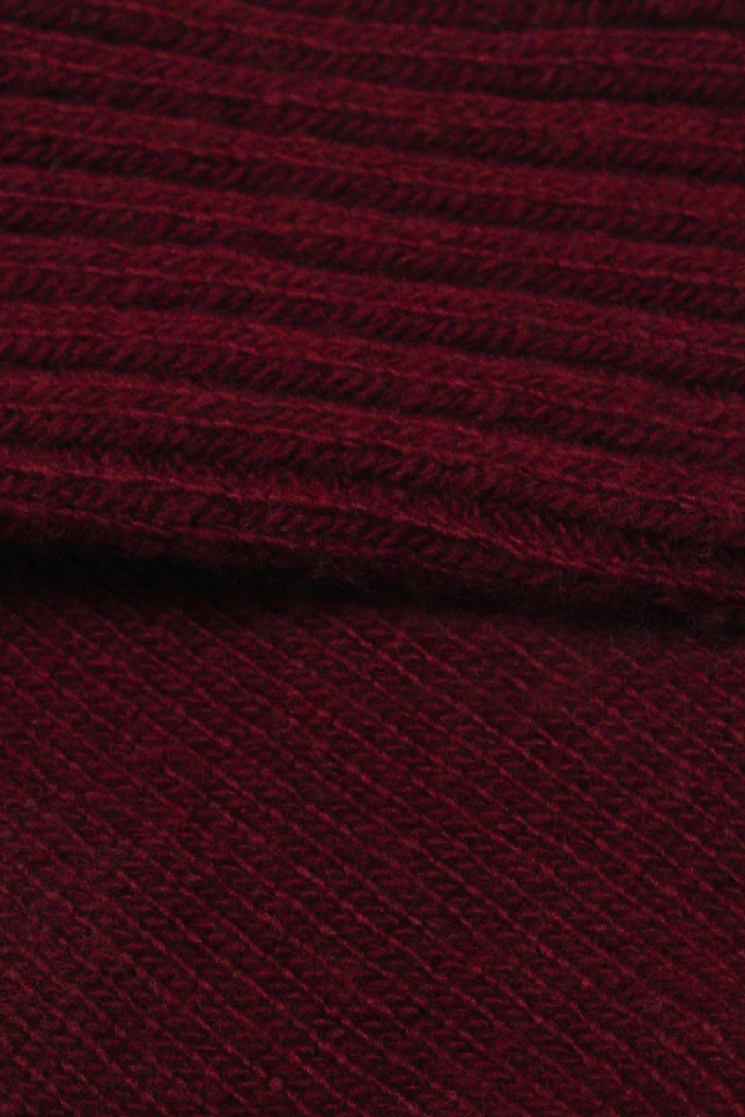 Burgundy ribbed cashmere wool blend socks_2