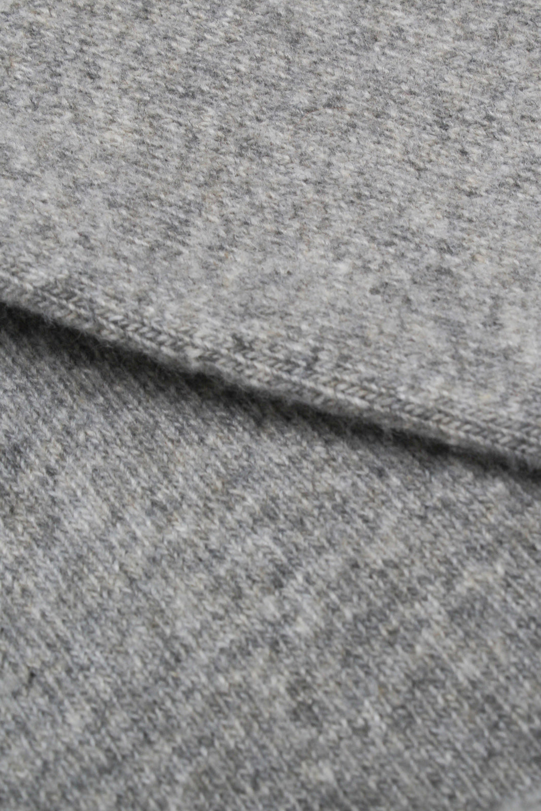 Light grey smooth cashmere wool blend socks_3