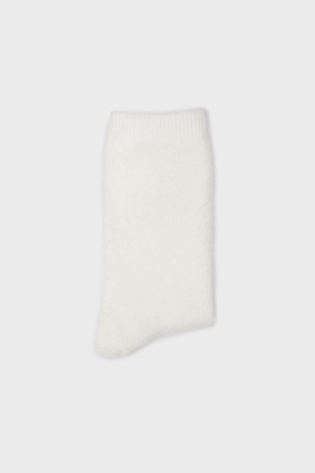 Ivory smooth cashmere wool blend socks_4