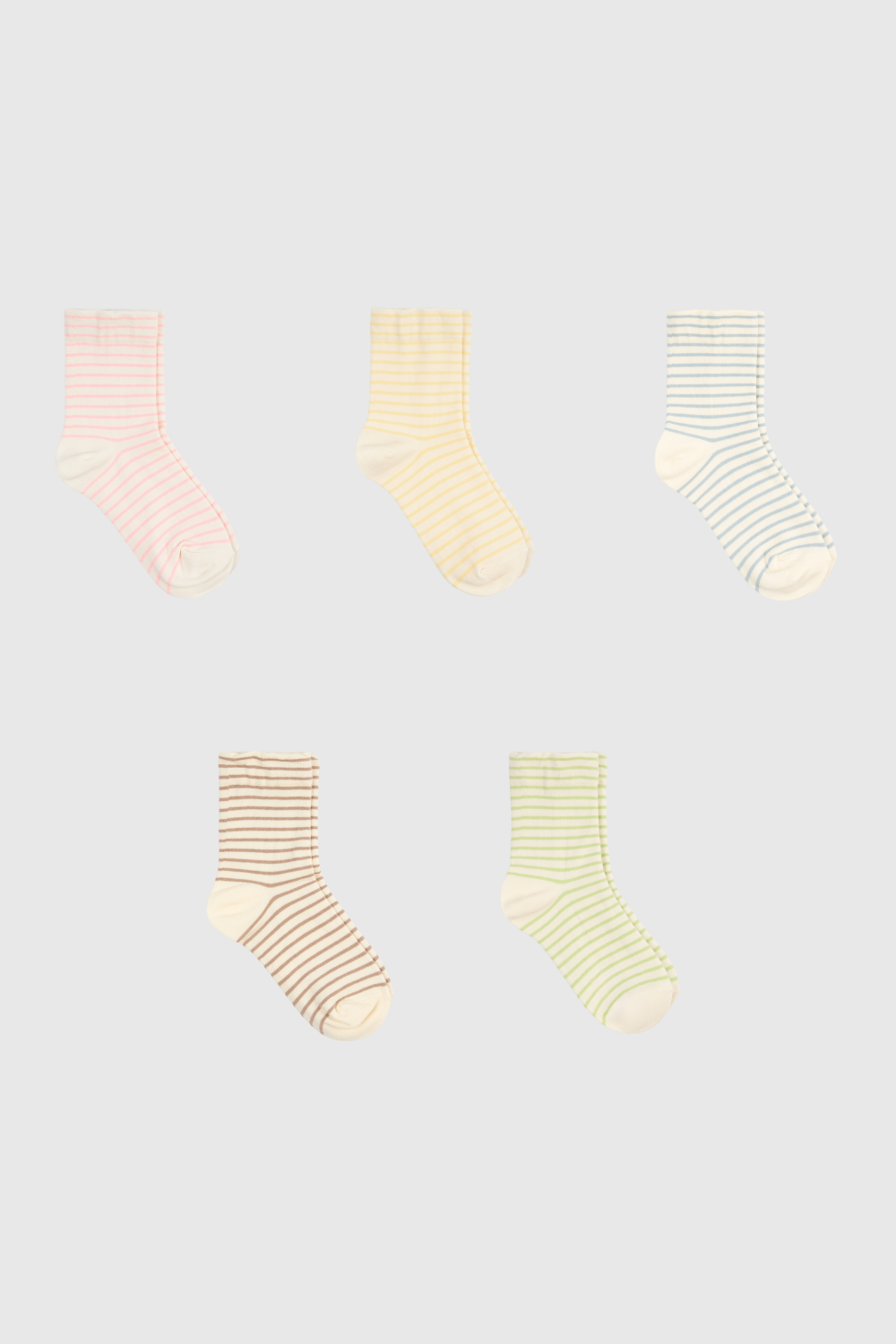 Thin striped socks - Set of 3
