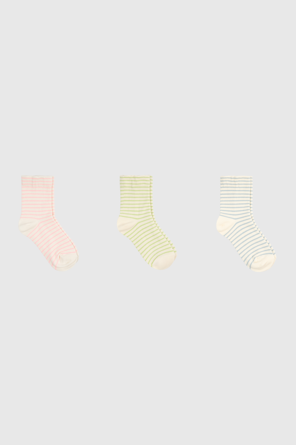 Thin striped socks - Set of 3