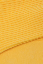 Bright yellow classic ribbed socks_5