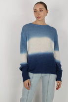 Blue dip tie dye wool blend jumper_7