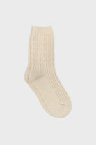 Wool blend cableknit socks - Set of 3