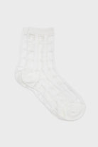 Sheer grid socks - Set of 2