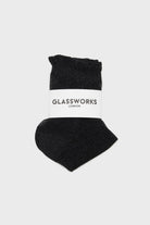 Black glitter superstar socks_3