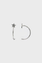 Silver star half hoop_1