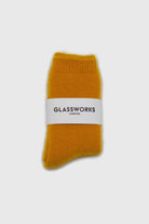Mustard angora smooth socks_3
