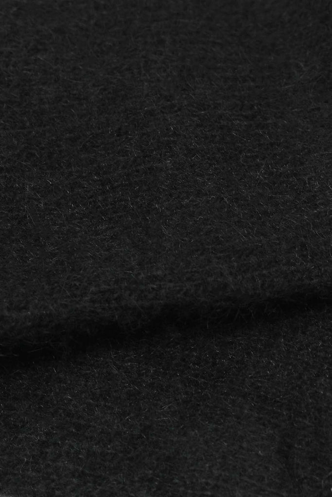 Black angora smooth socks_2