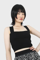 Thick strap cross back knit tank_7