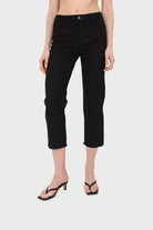 Black cut bottom boyfriend jeans - 2005_1