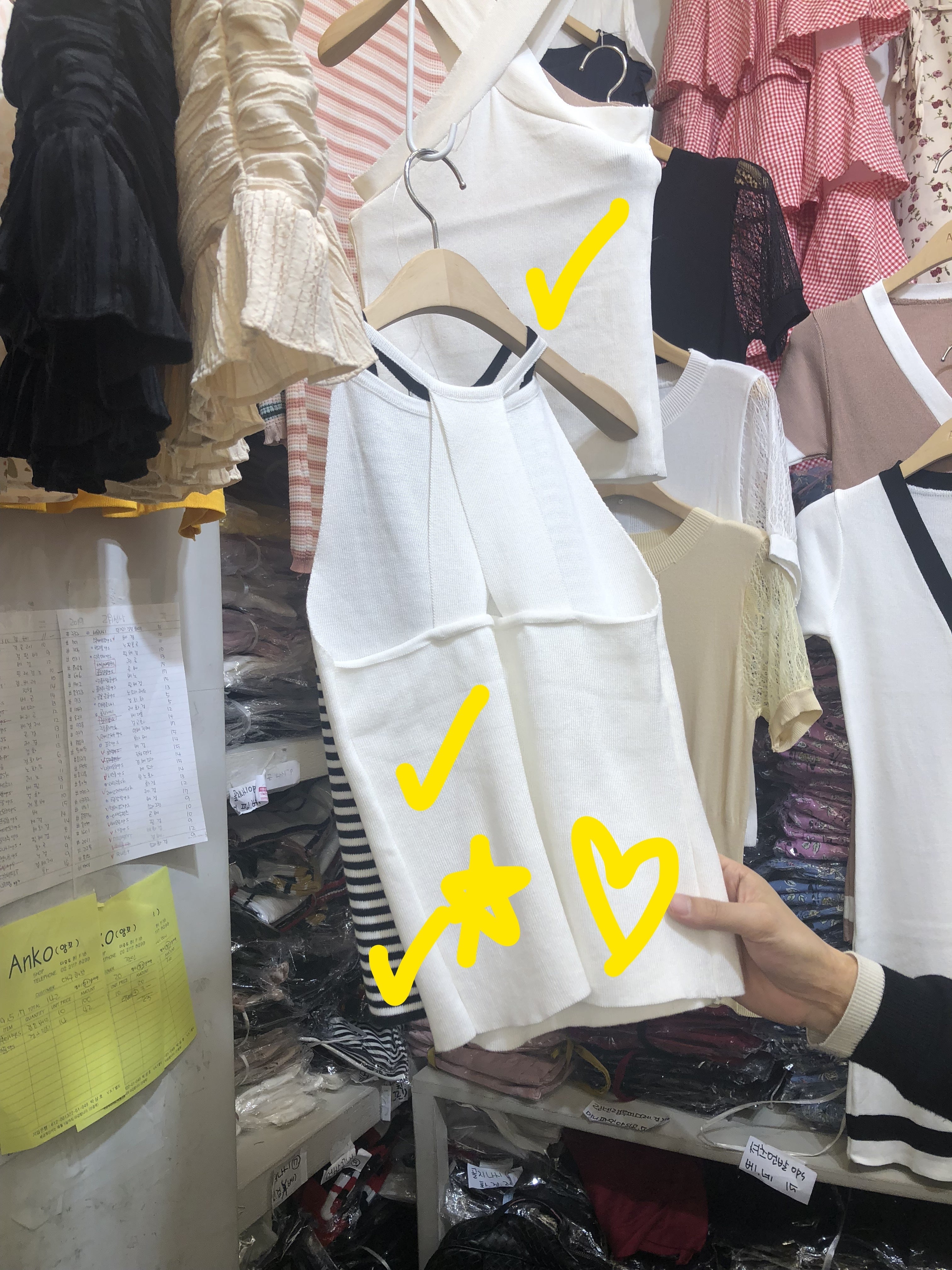 White halter neck open back tank_1