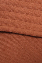 Brown giant rib socks_2