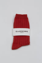 Orange giant rib socks_5