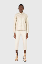 Ivory boy fit brown belted trousers_2