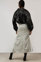 Black vegan leather blouson jacket_5