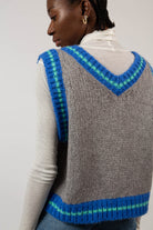 Grey and blue alpaca blend sweater vest_2