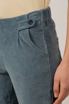 Pale blue corduroy wide leg trousers_5