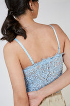 Light blue denim lace back corset tank_8