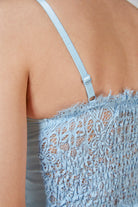 Light blue denim lace back corset tank_5