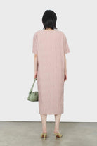 Dusty pink wrinkle tunic maxi dress_2