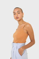 Pale blue circle belt wide fit trousers_7