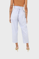 Pale blue circle belt wide fit trousers_9