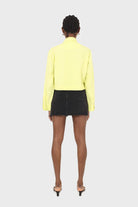 Neon yellow patch pocket cropped jacket_4
