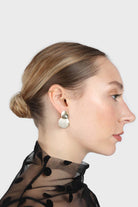 Large gold double circle earrings_2