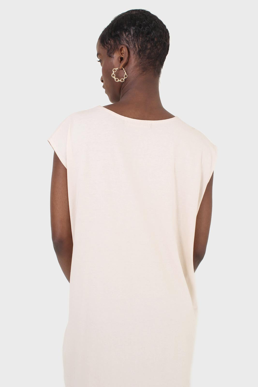 Cream tie front sleeveless maxi dress_2