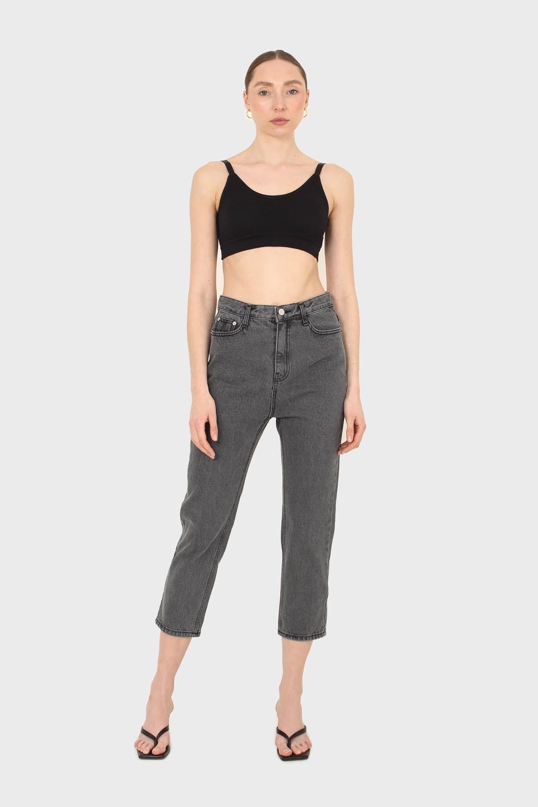 Washed grey mom jeans - 2302_7