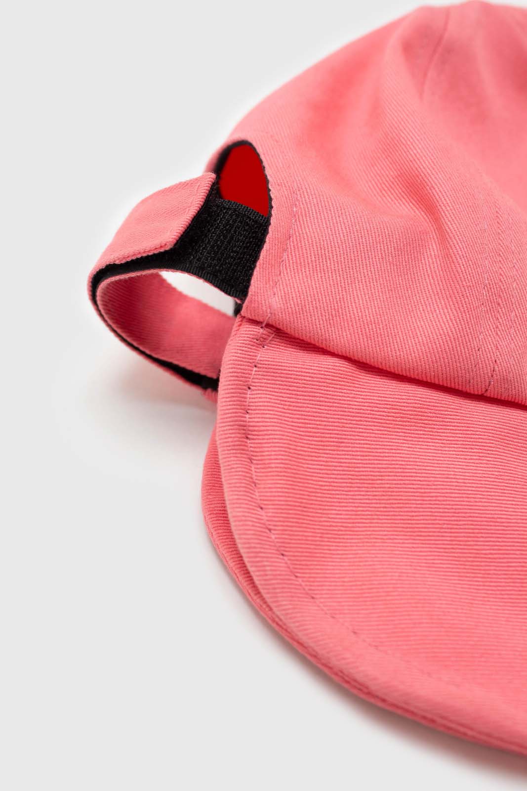 Pink velcro cotton bucket hat_5