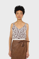 Ivory and brown leopard angora tank_5