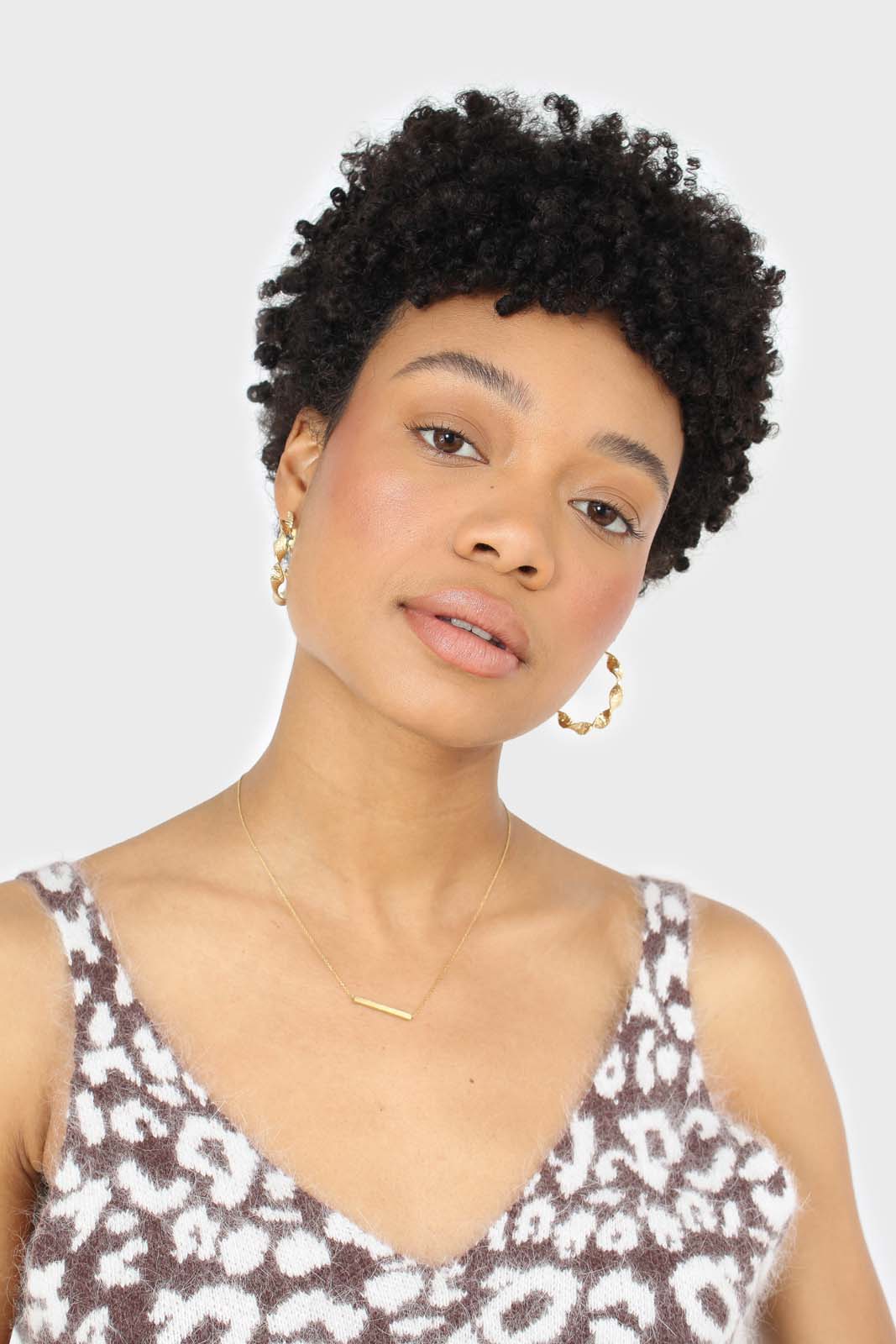 Ivory and brown leopard angora tank_8