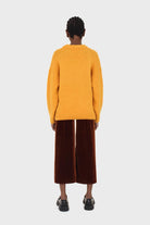 Brown velvet drawstring trousers_5