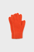 Bright orange mohair gloves_1