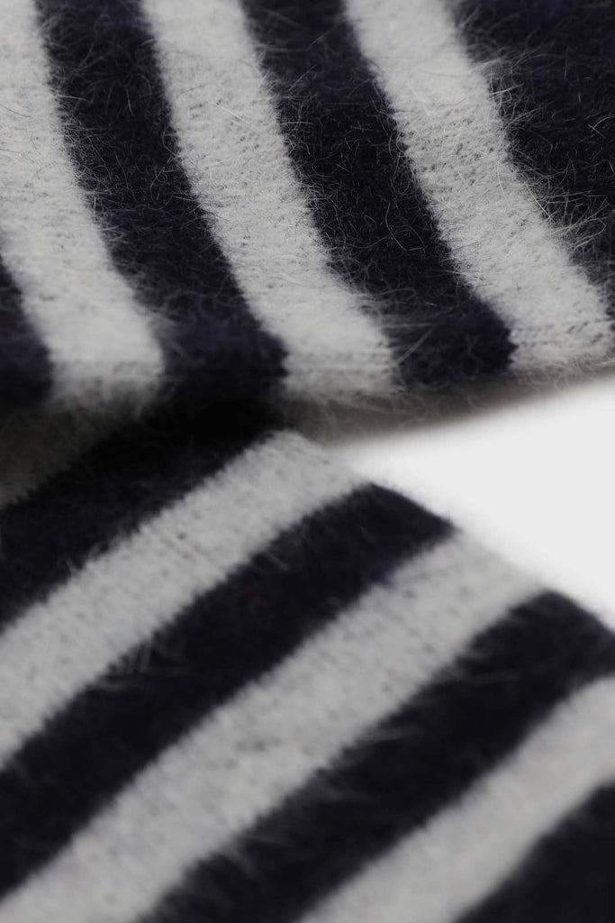Navy and grey striped angora socks_2