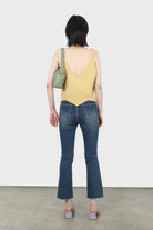 Washed blue boot cut jeans - 3262_5