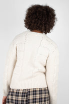 Ivory textured alpaca soft jumper_6