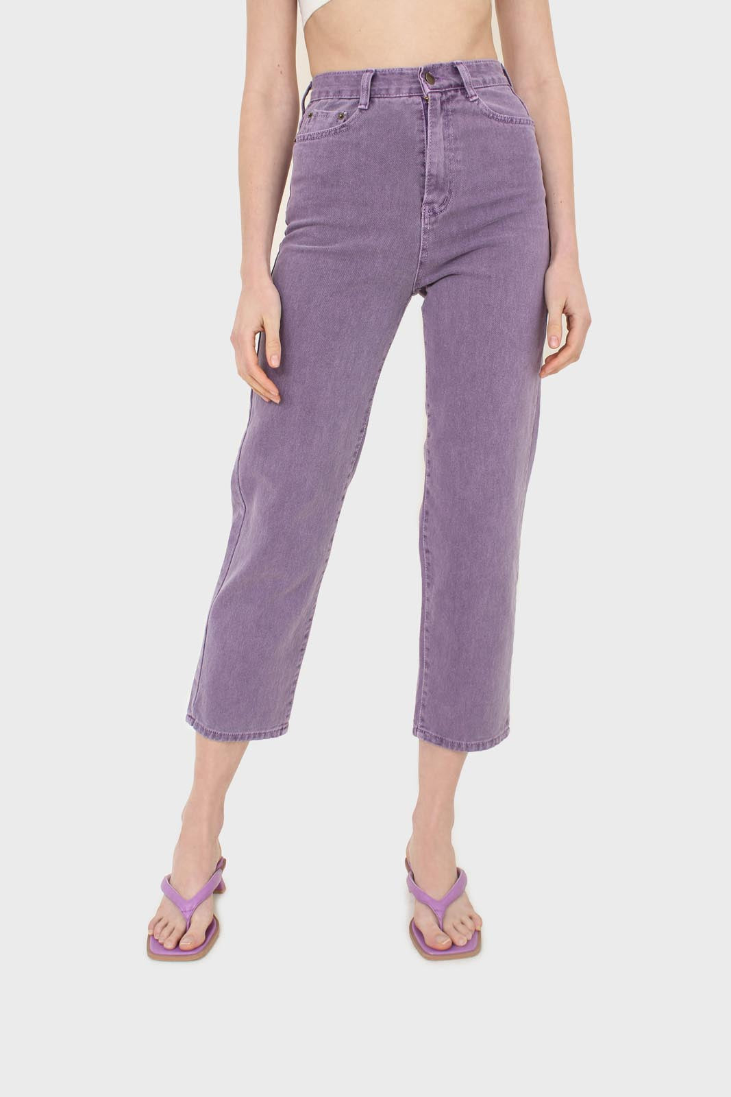 Washed violet mom jeans - 209_1