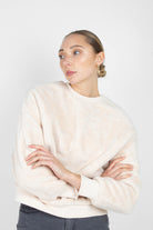 Ivory thick soft fuzzy oversized sweatshirt_3