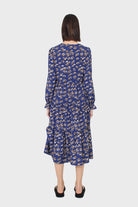 Cobalt floral printed tiered ruffle maxi dress_2